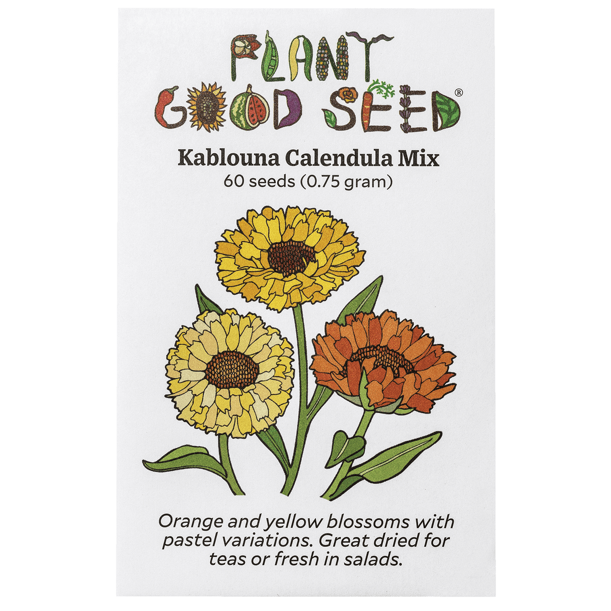 Kablouna Calendula Flower Mix