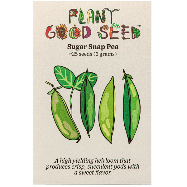 Sugar Snap Pea Seeds The Plant Good Seed Company