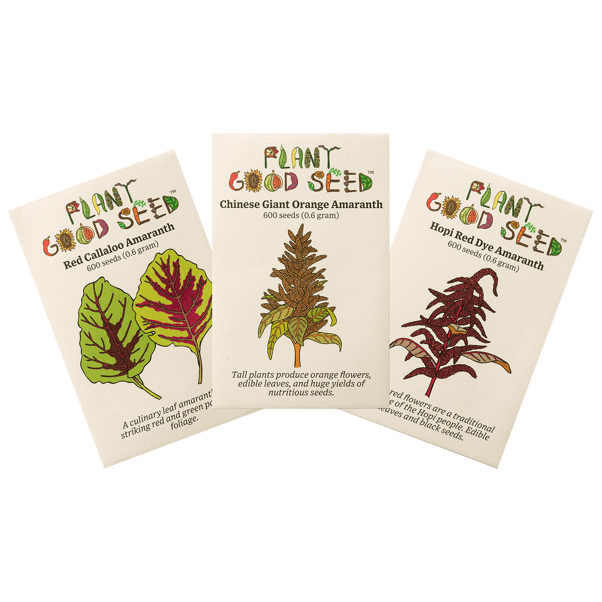 Amaranth Seed Collection - Three Packets