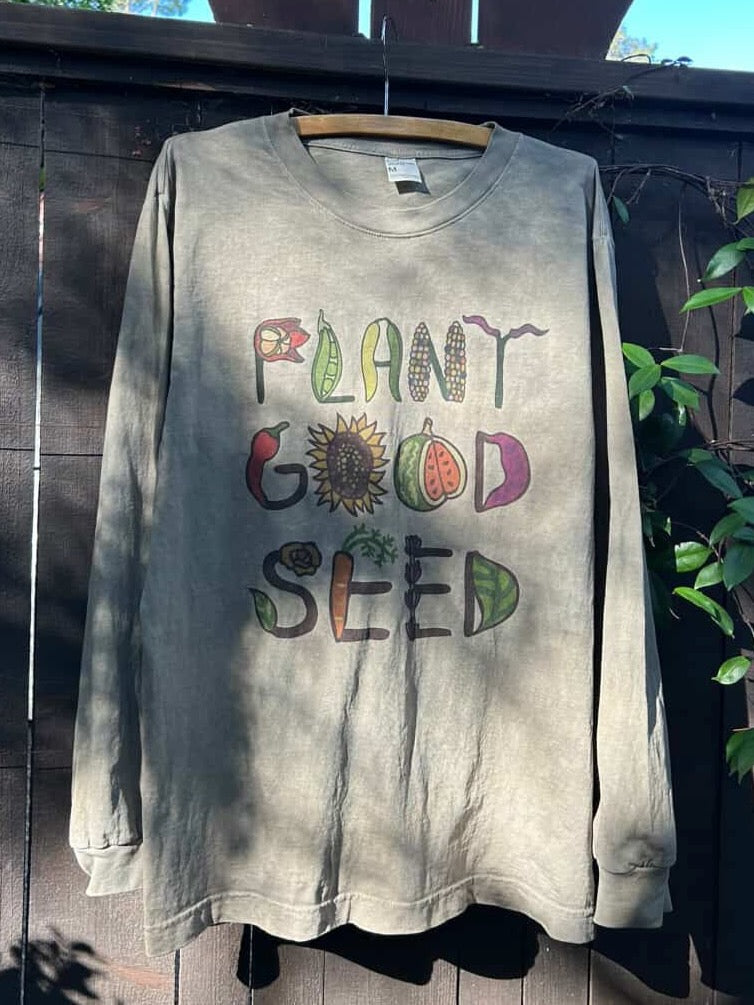 Plant Good Seed x Berbo Long Sleeve Logo Shirt