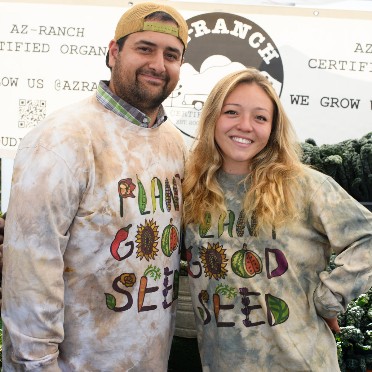 Plant Good Seed x Ride or Dye Long Sleeve Logo Shirt
