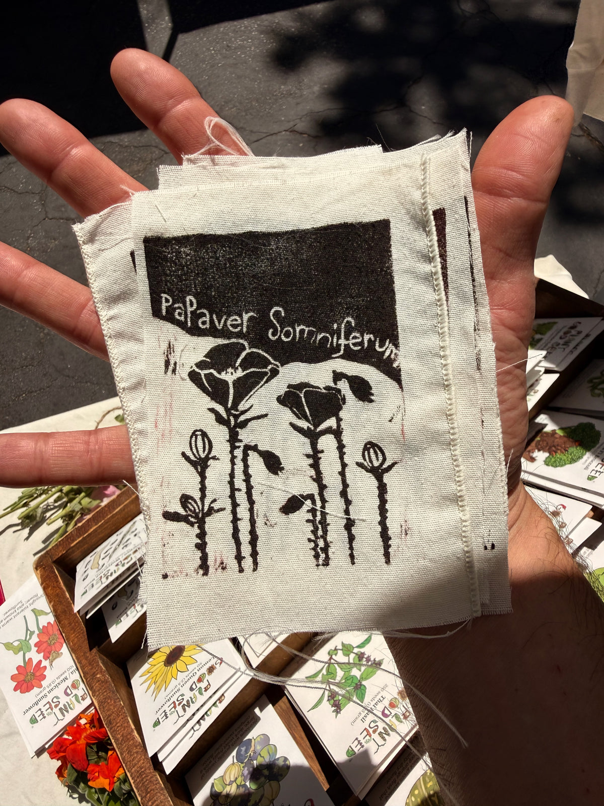 Block Print Plant Patches!