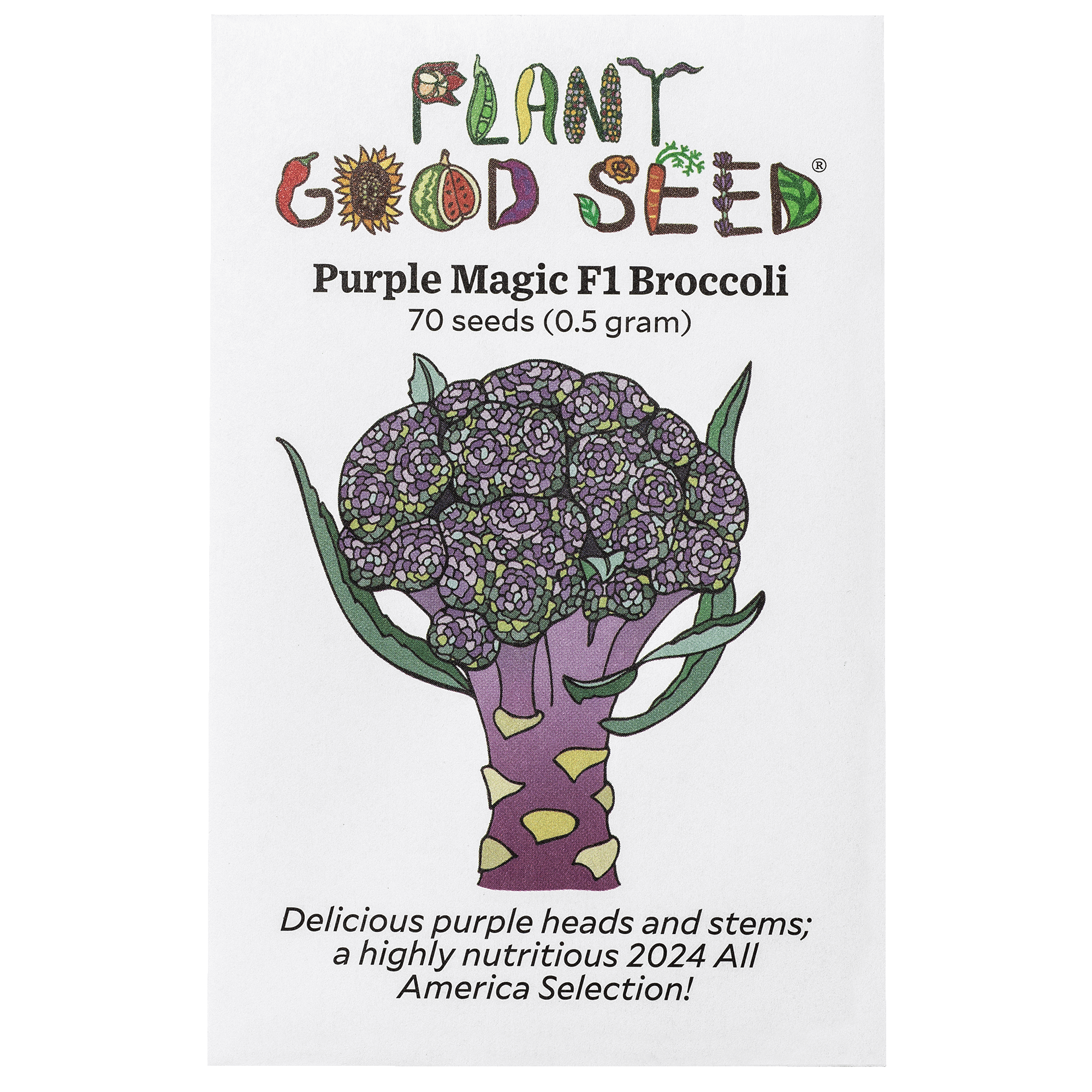 magic seed plant Plant Good Seed Purple Magic F1 Broccoli Seeds for Planting
