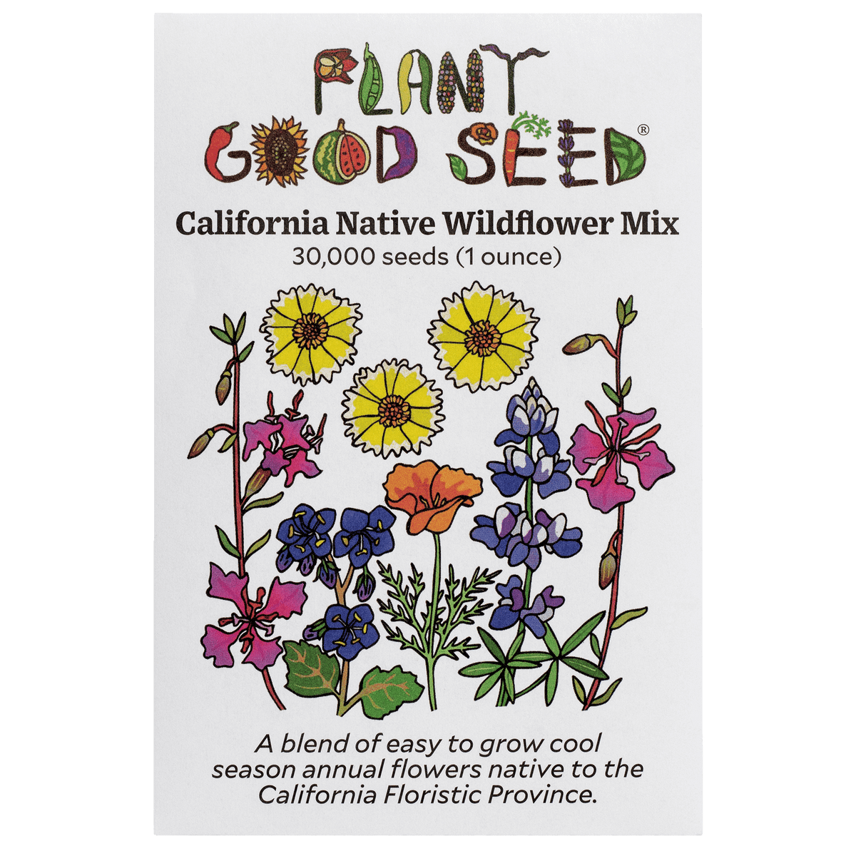 Southern California Native Wildflower Mix