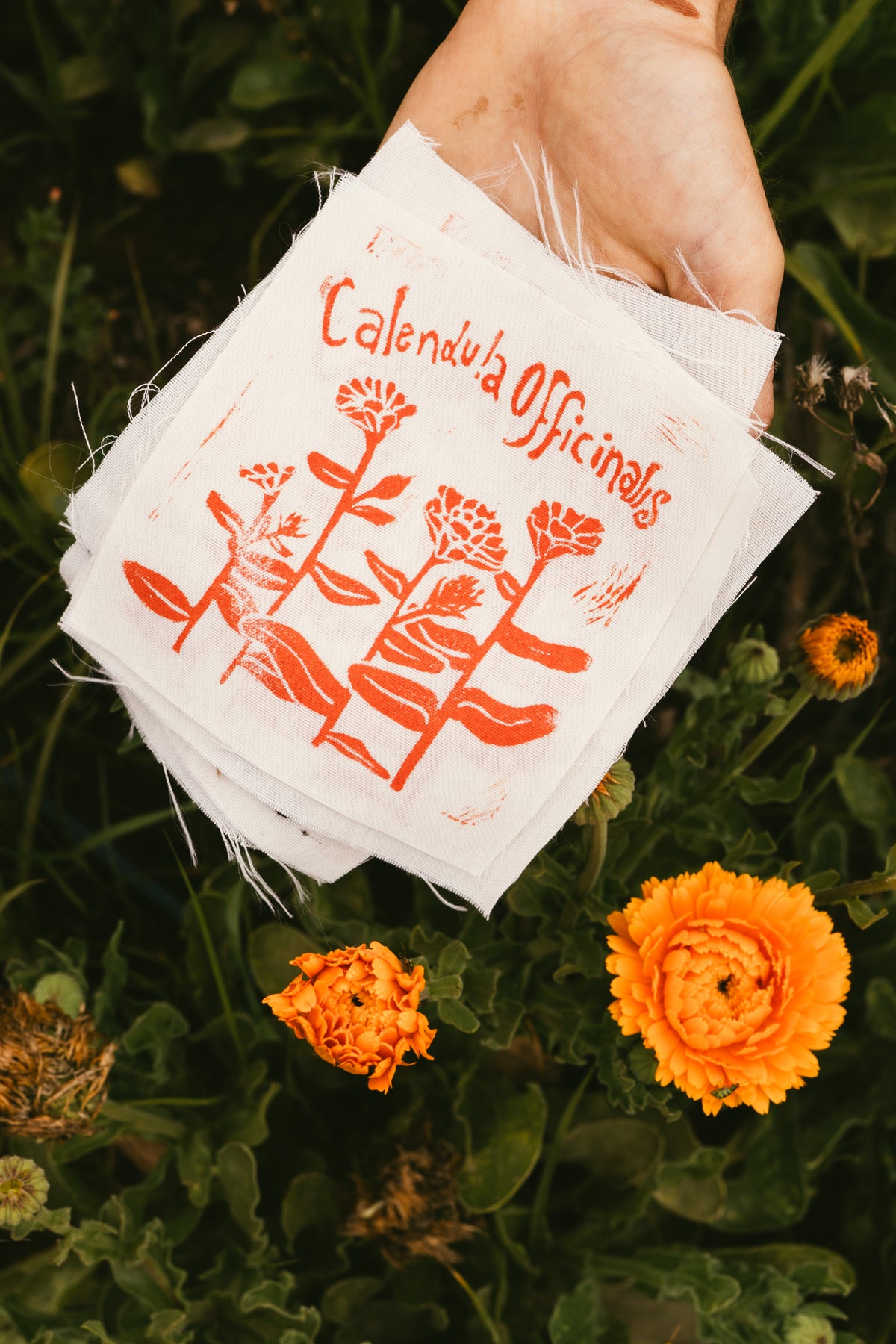 Block Print Plant Patches!
