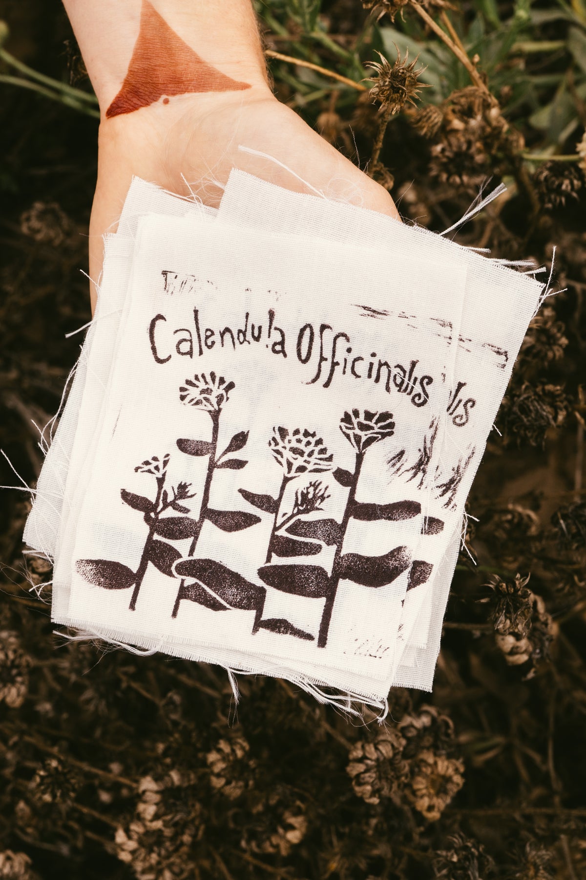 Block Print Plant Patches!