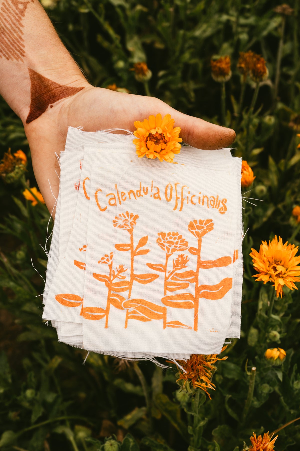 Block Print Plant Patches!