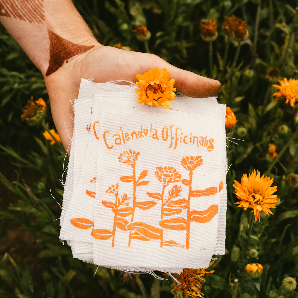 Block Print Plant Patches!