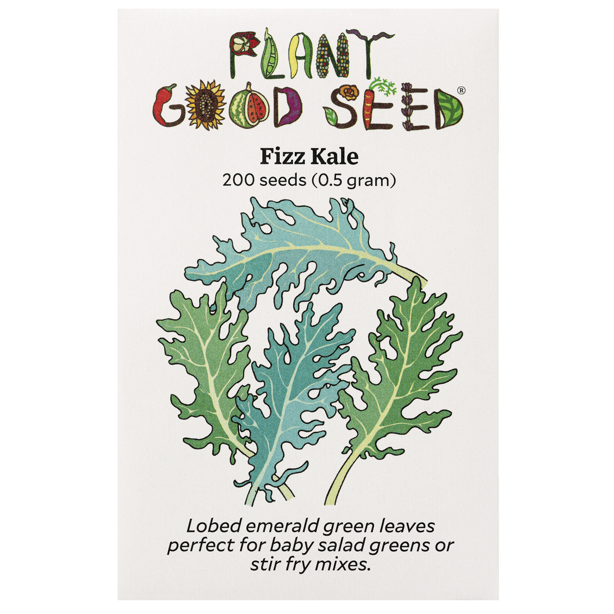 Fizz Kale Seed Packet