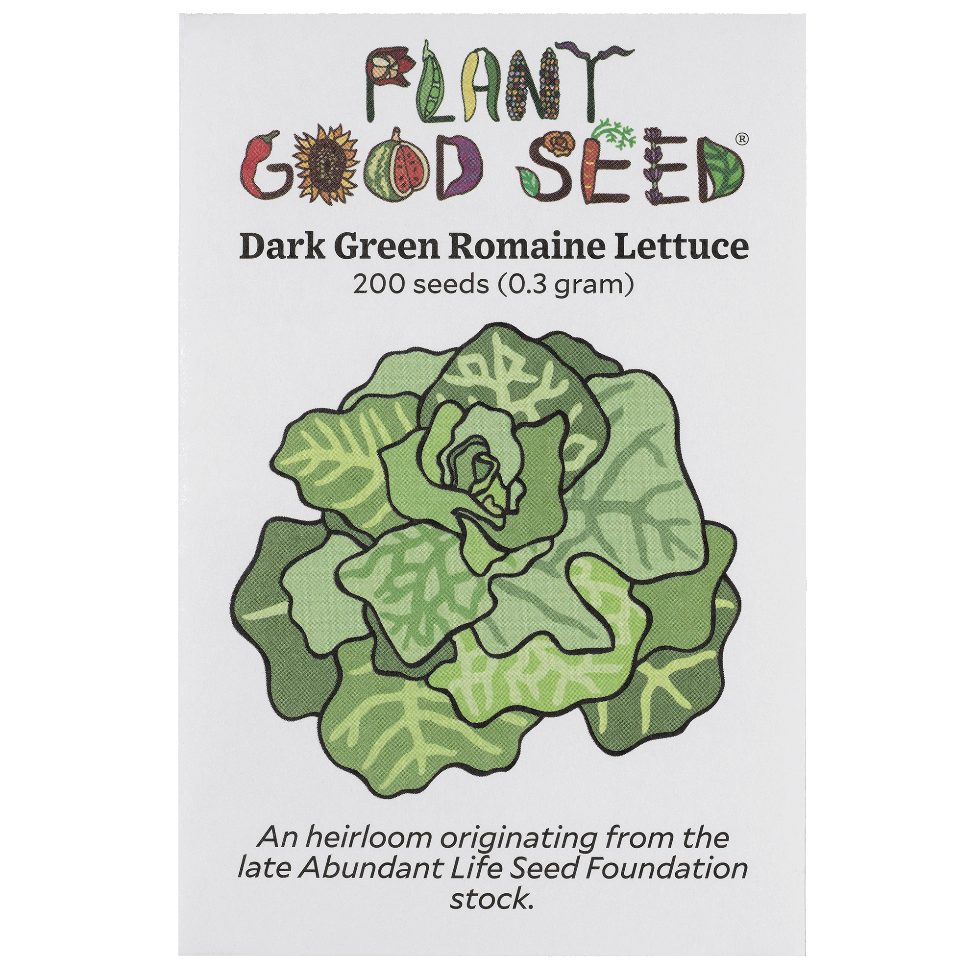 romaine lettuce seeds from plant Dark Green Romaine Lettuce Seeds