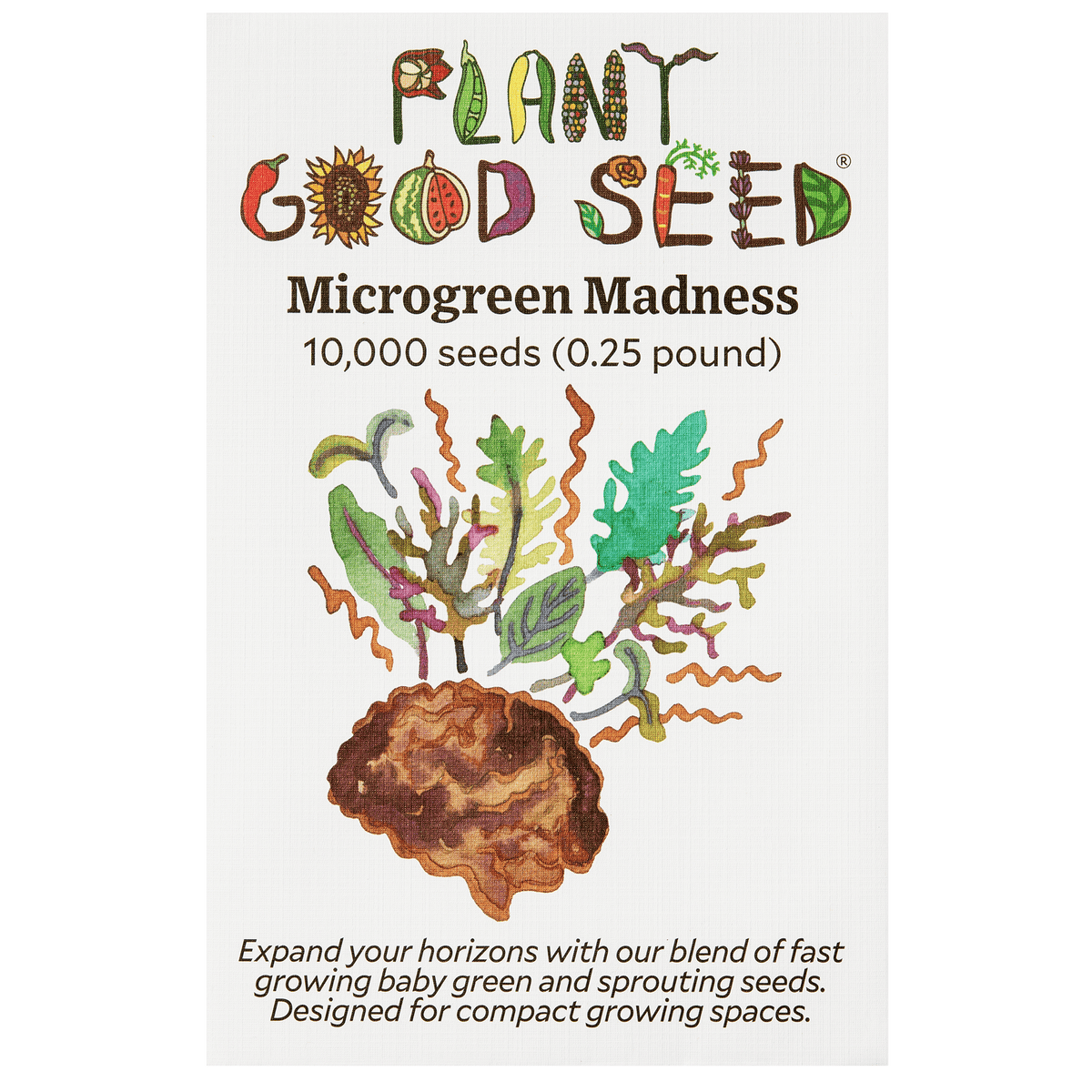 Microgreen Seeds Non-GMO Microgreen Madness Plant Good Seed Bulk