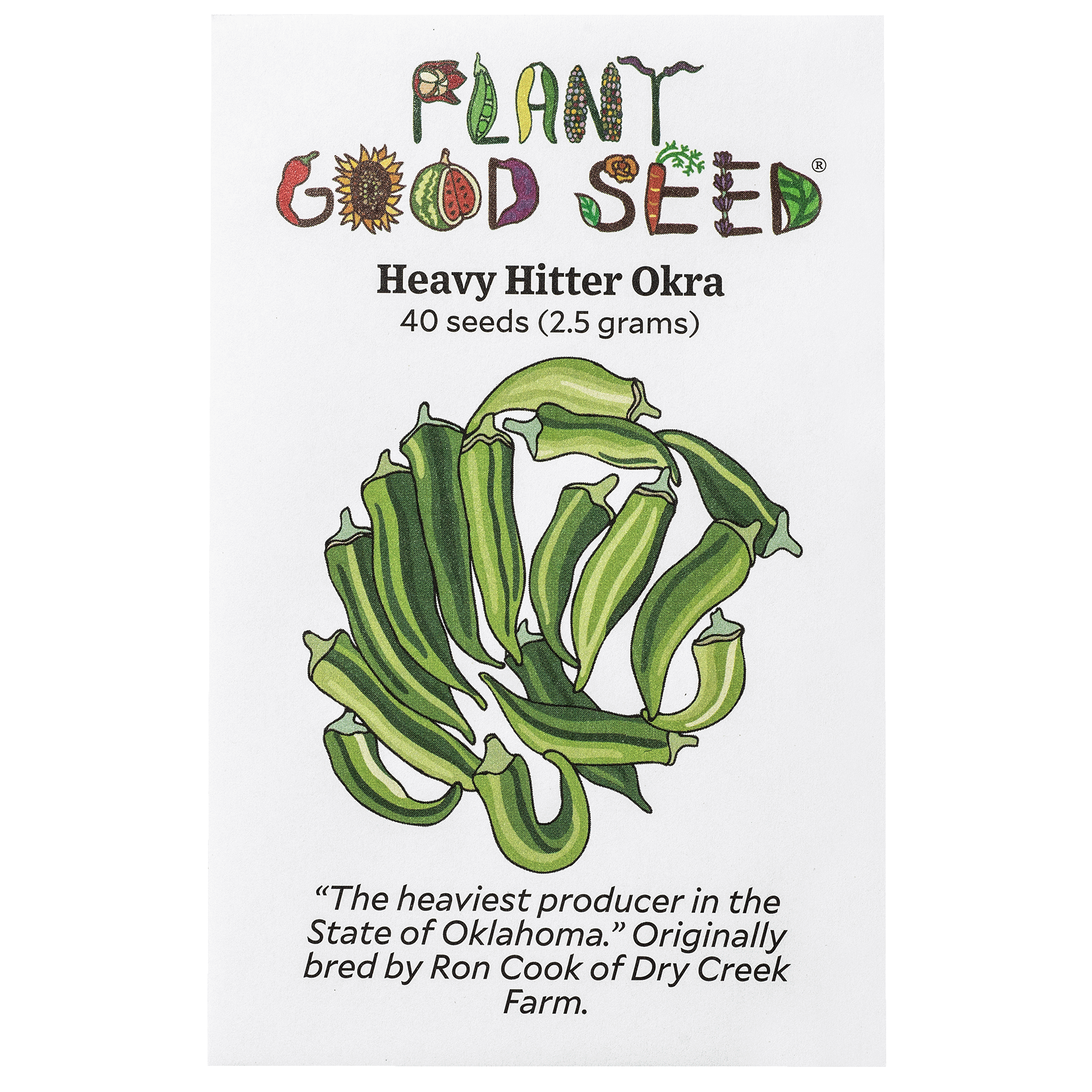 plant okra seed Heavy Hitter Okra Seeds