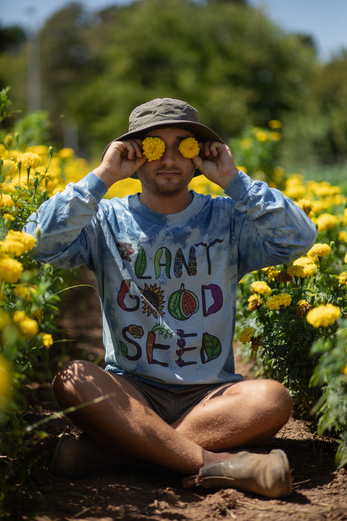 Plant Good Seed x Ride or Dye Long Sleeve Logo Shirt