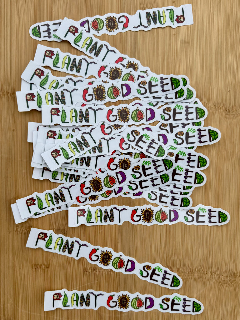Plant Good Seed Logo Decal