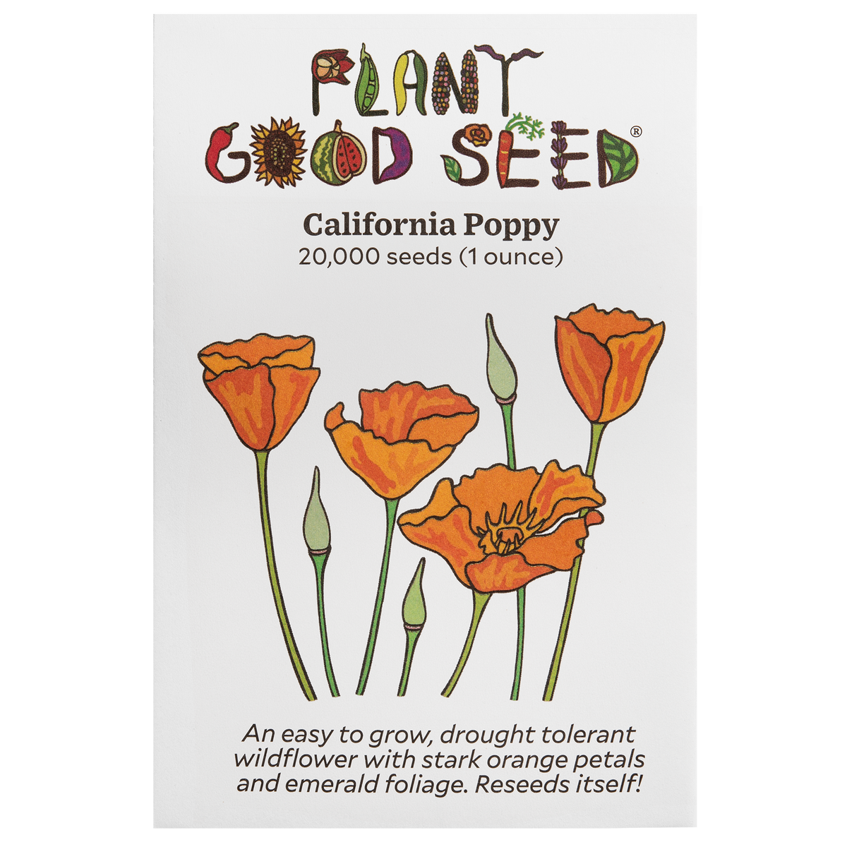 Orange California Poppy