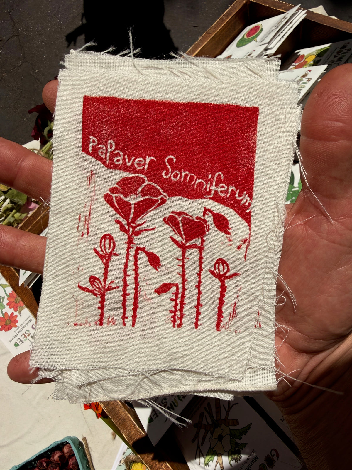 Block Print Plant Patches!