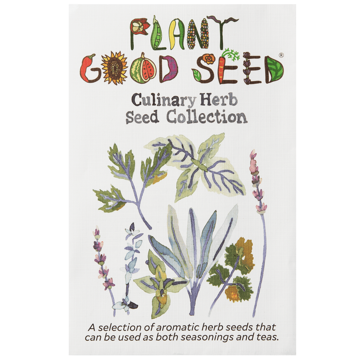 Culinary Herb Seed Collection Organic Seven Packets Starter Kit Non-GMO