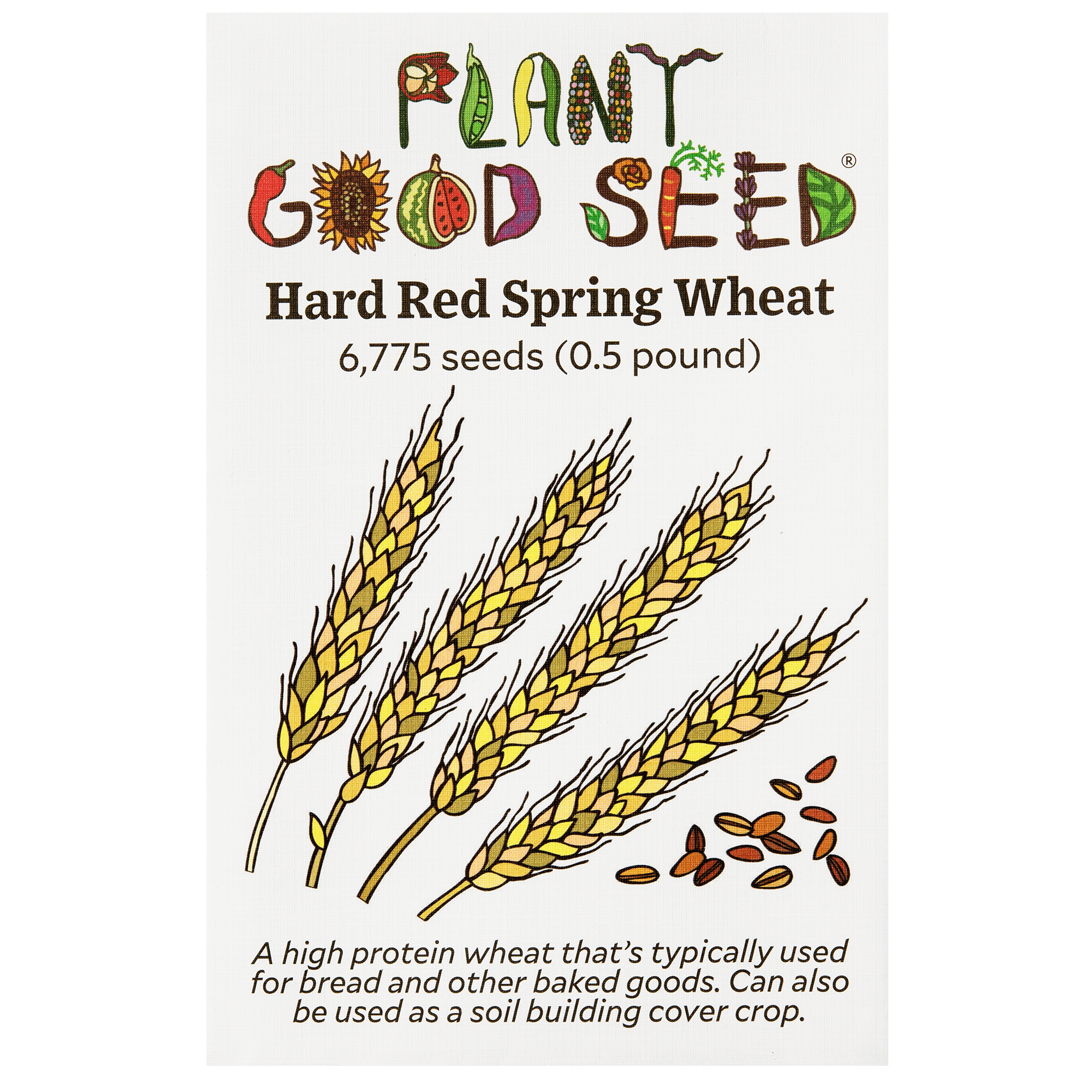 spring wheat herbicides Red Hard Spring Wheat Seeds BULK: 6,775 Seeds (0.5 pound), OG