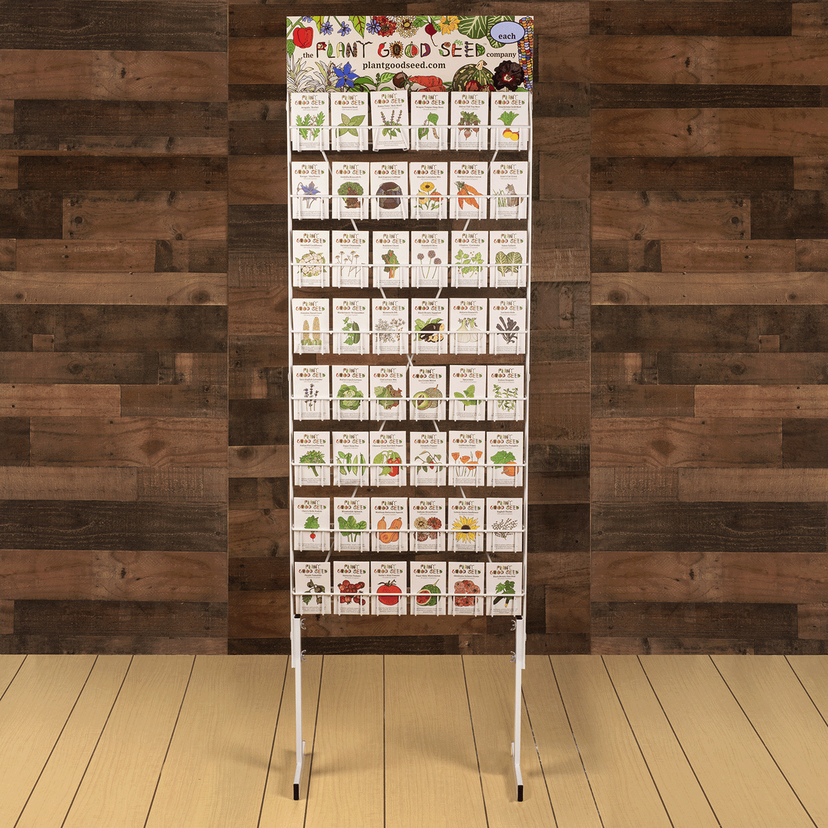 Retail Seed Rack (48 varieties w/Five Packets Each)