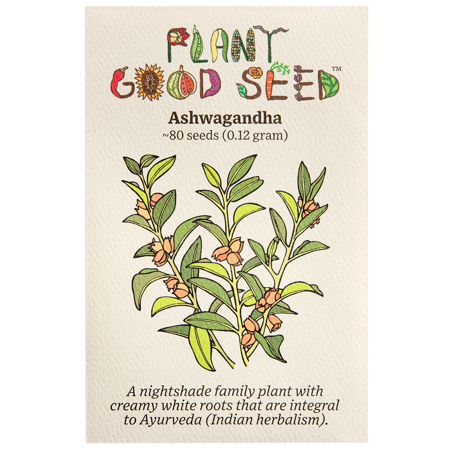 ashwagandha plant seeds Plant Good Seed Organic Ashwagandha Seeds for Planting: 80 Count, Perennial Ayurvedic Herb