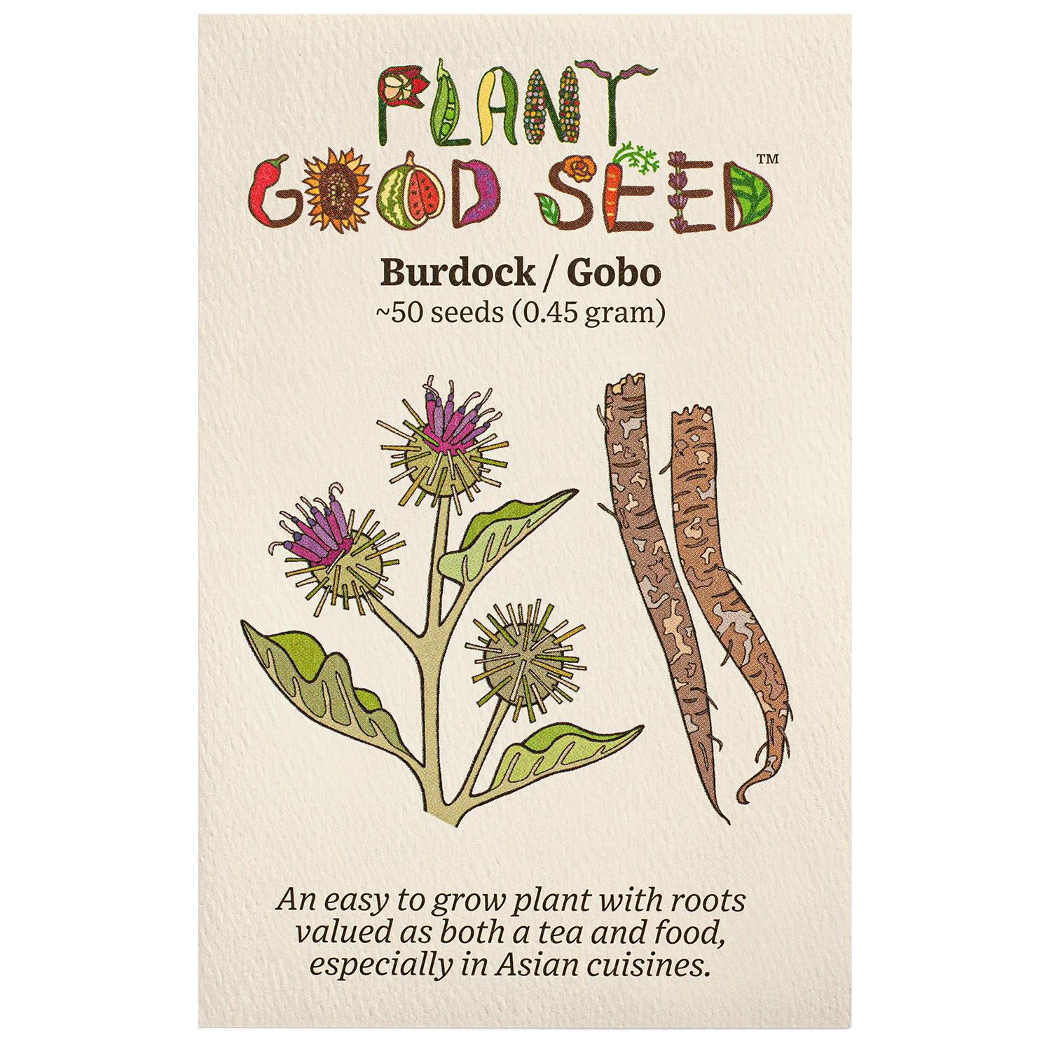 planting burdock seeds Plant Good Seed Company Burdock Root Seeds, Certified Organic Arctium Lappa Seeds, Non-GMO, 50 Seeds