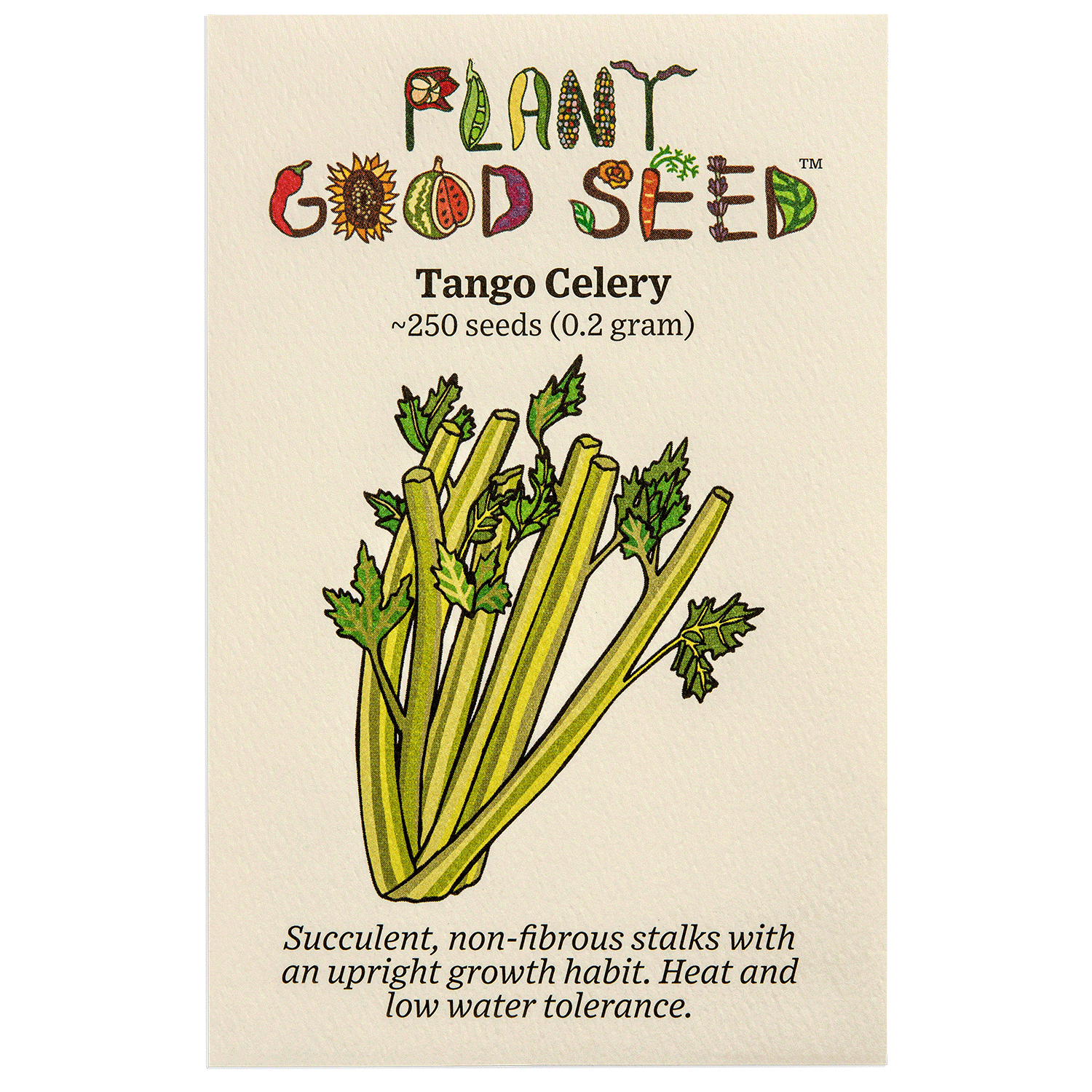organic celery seeds for planting Tango Celery Seeds Packet: 250 Seeds (0.2 gram)
