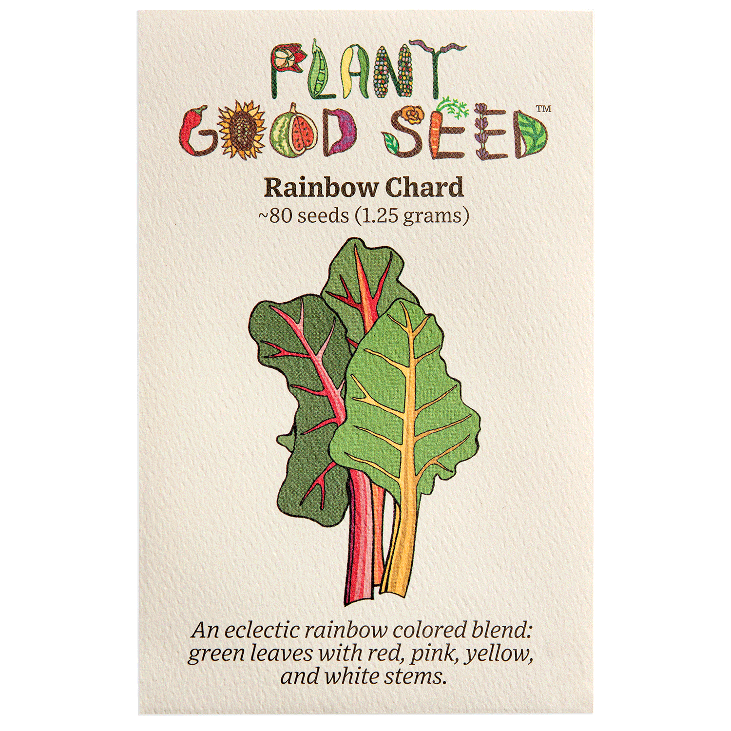 Organic Rainbow Swiss Chard Seeds