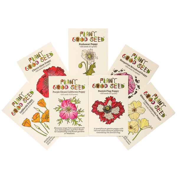 Poppy Seed Collection The Plant Good Seed Company