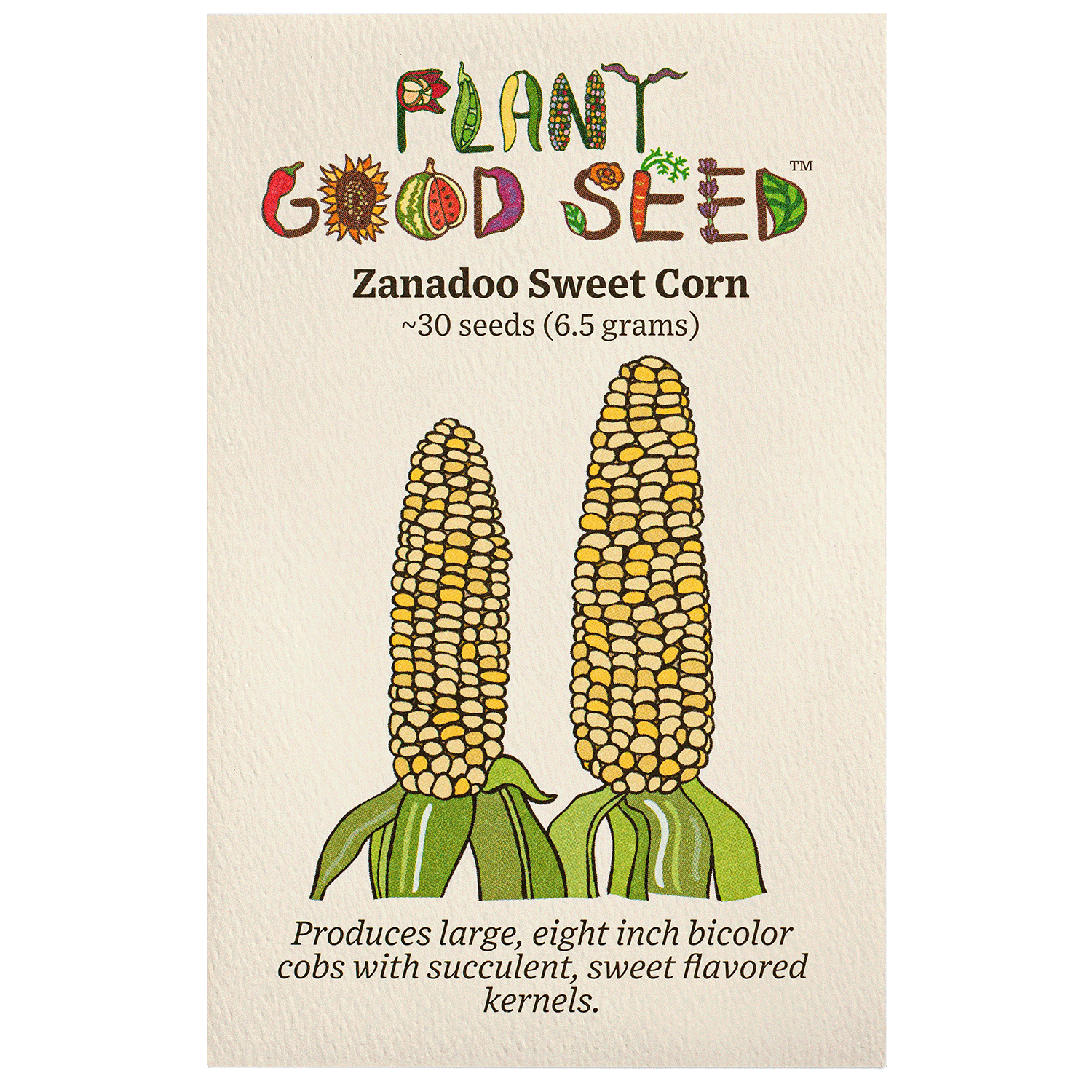 buy corn seeds for planting Zanadoo Sweet Corn Seeds Packet: 30 Seeds (6.5 grams), OG