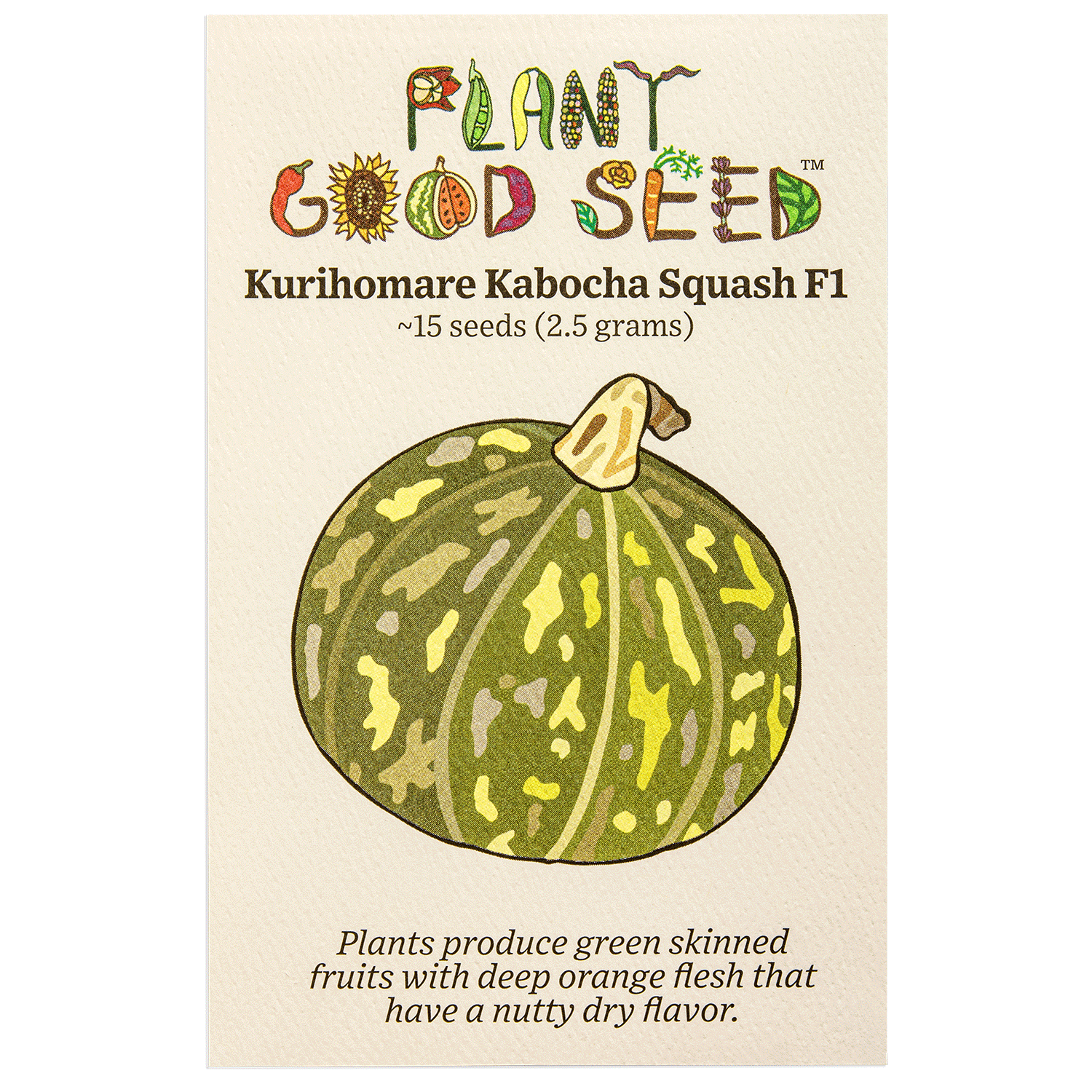 plant kabocha squash seeds Kurihomare F1 Kabocha Squash Seeds