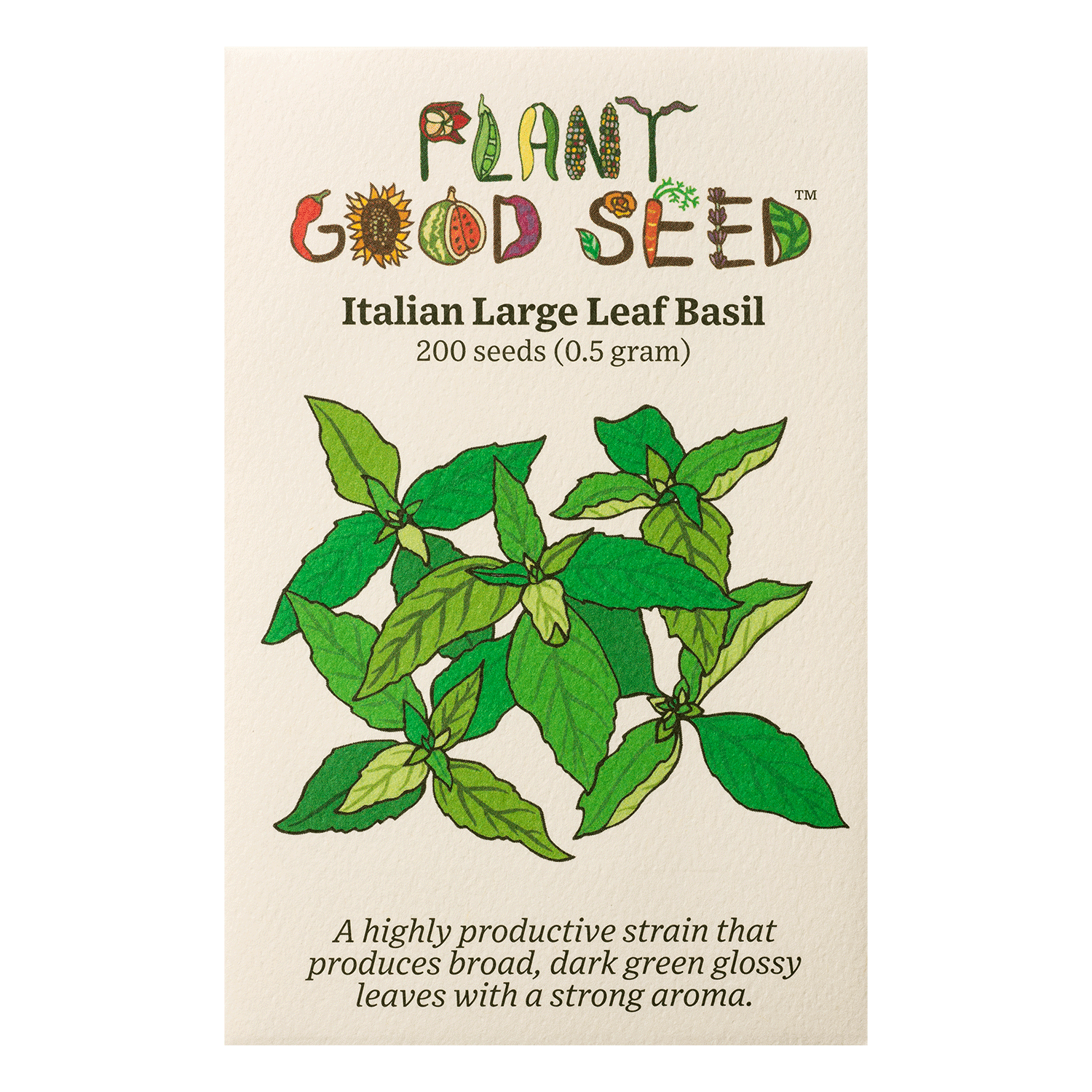 basil seeds from basil plant Italian Large Leaf Basil Seeds
