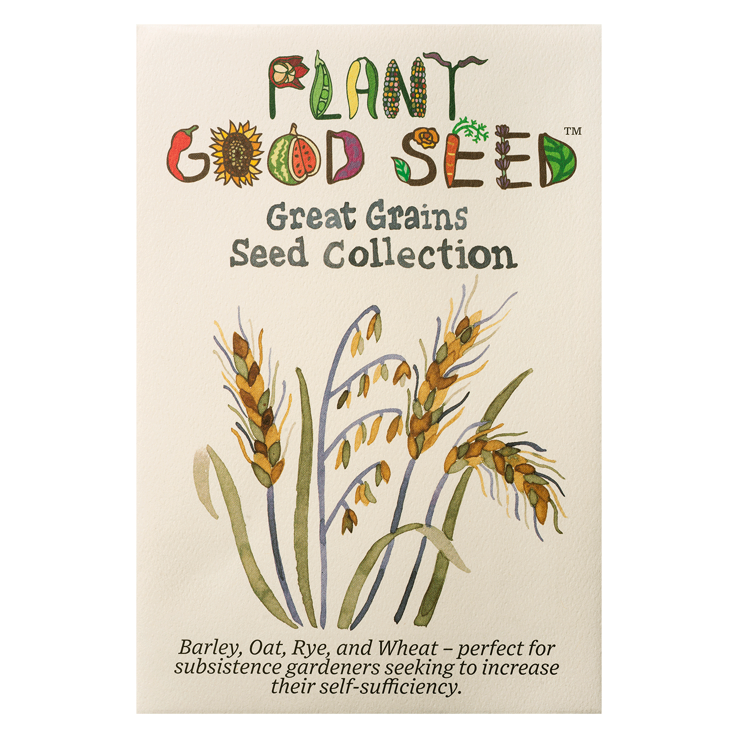 Great Grains Seed Collection Four Packets The Plant Good Seed Company