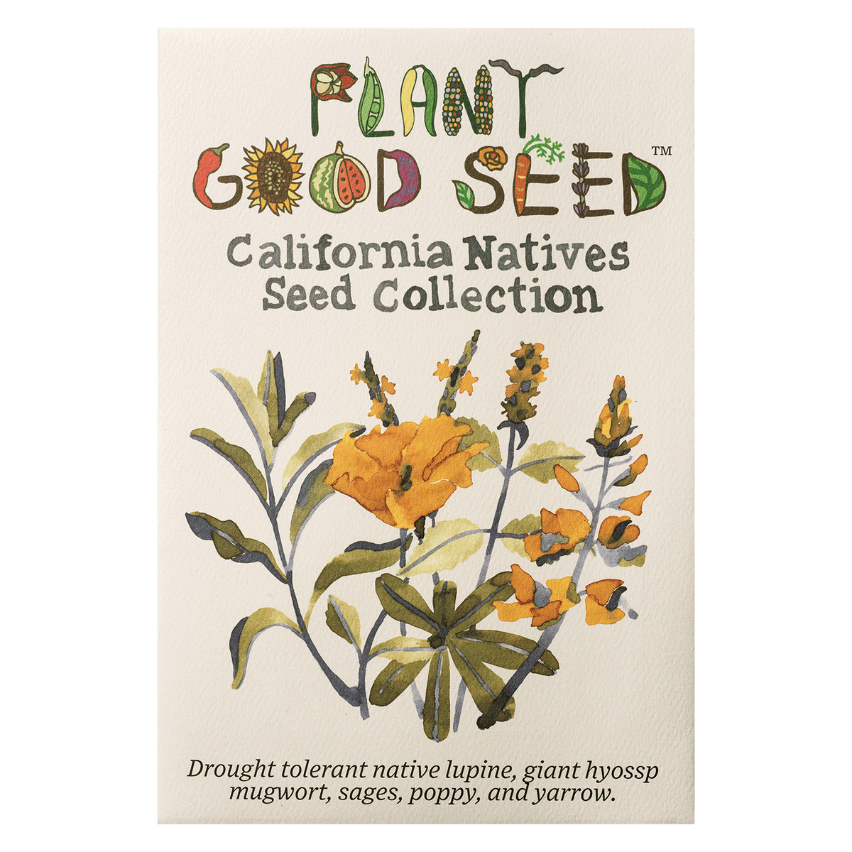 California Natives Seed Collection - Eight Packets