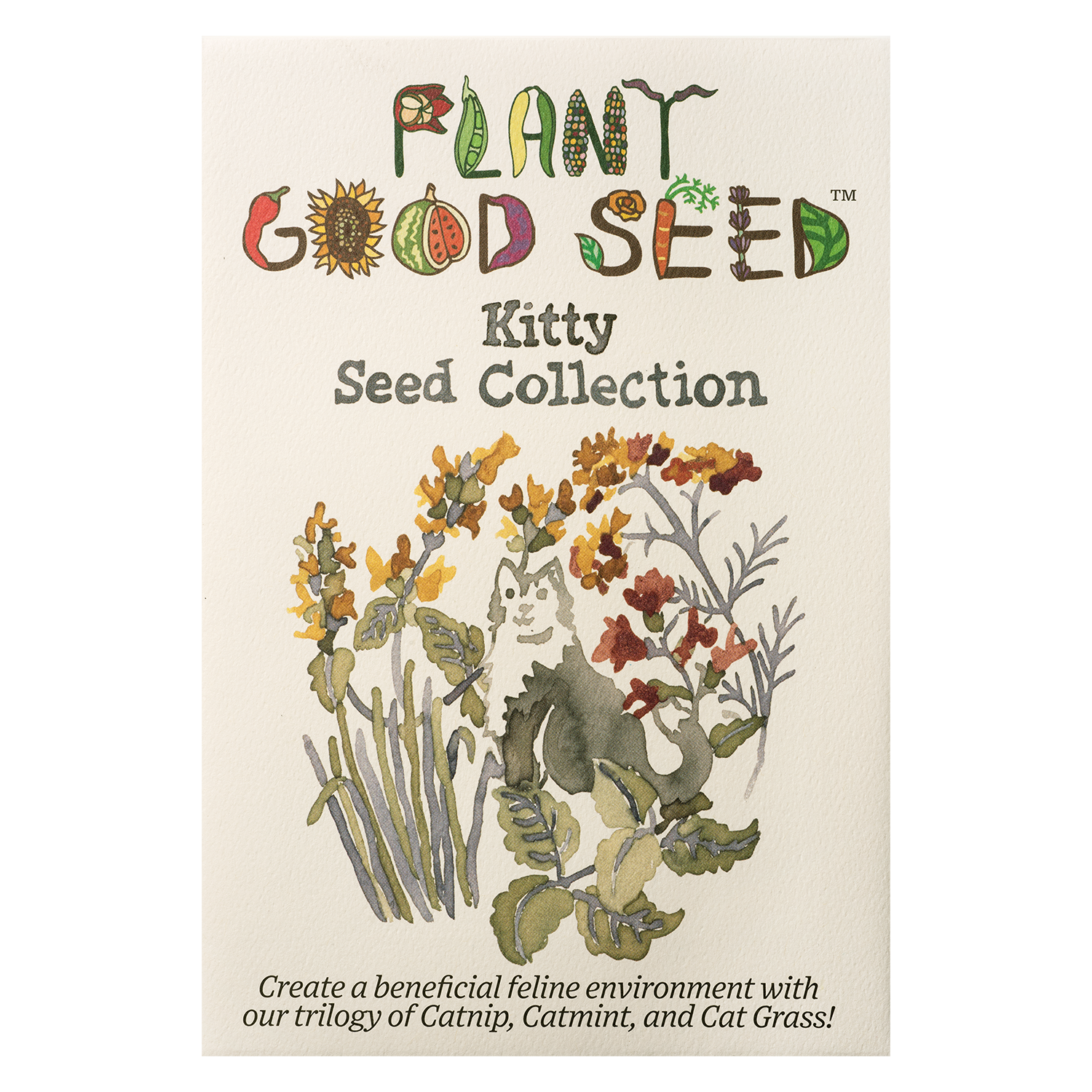 cat friendly wildflower seeds Kitty Seed Collection - Three Packets
