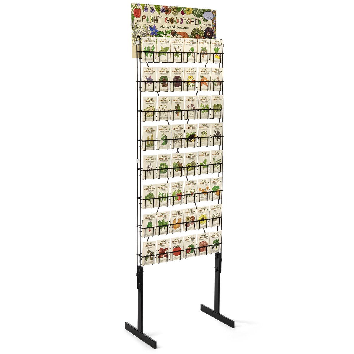 Retail Seed Rack (48 varieties w/Five Packets Each)