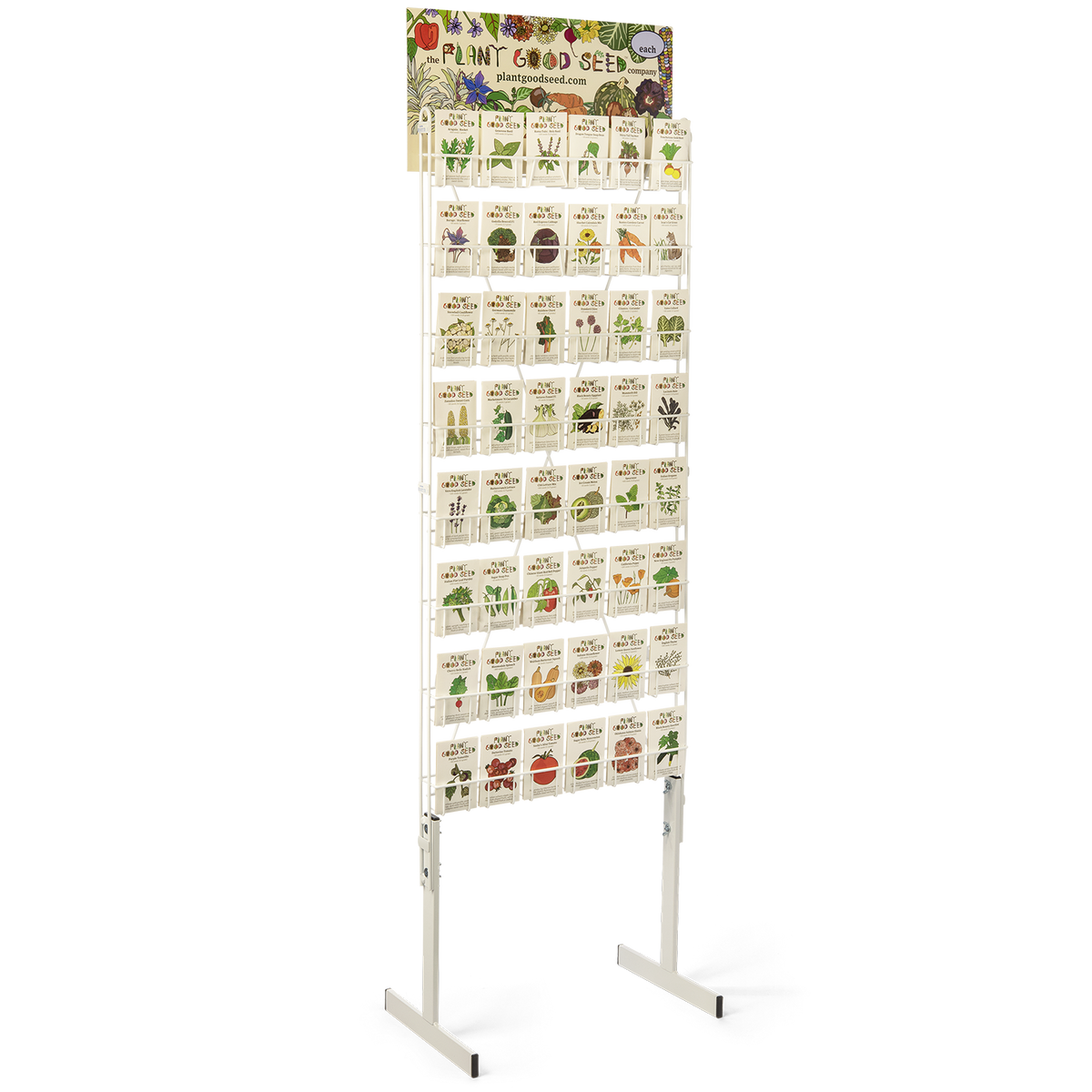 Retail Seed Rack (48 varieties w/Five Packets Each)