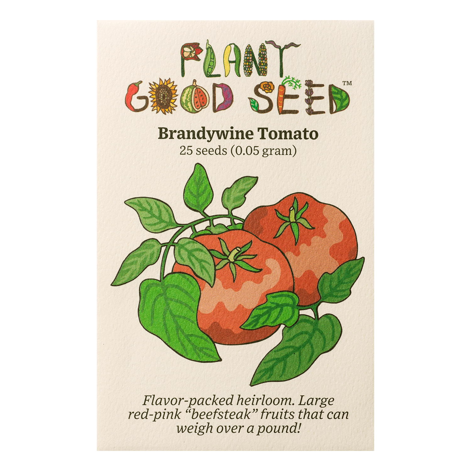 buy tomato plant seeds Brandywine Tomato Seeds Packet: 25 Seeds (0.05 gram), OG