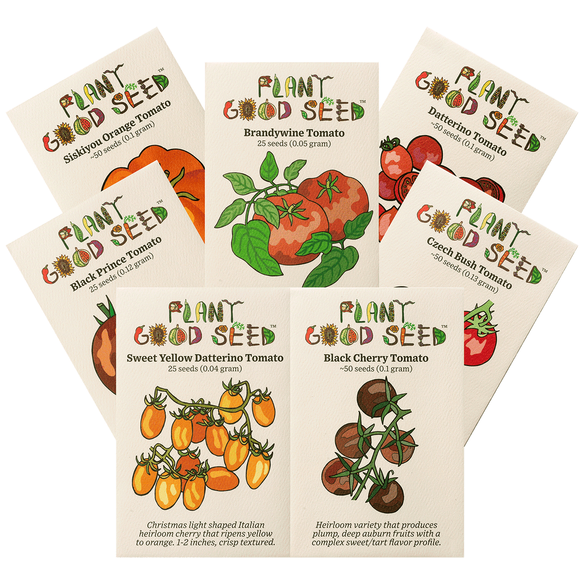 Tomato Seed Collection - Seven Packets
